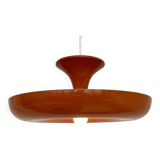 Very rare midcentury orange pendant, Denmark, 1970