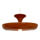 Very rare midcentury orange pendant, Denmark, 1970