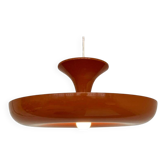Very rare midcentury orange pendant, Denmark, 1970