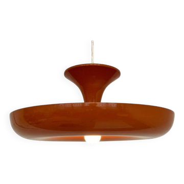 Very rare midcentury orange pendant, Denmark, 1970