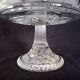 Centerpiece (or fruit bowl) on a cut crystal stand