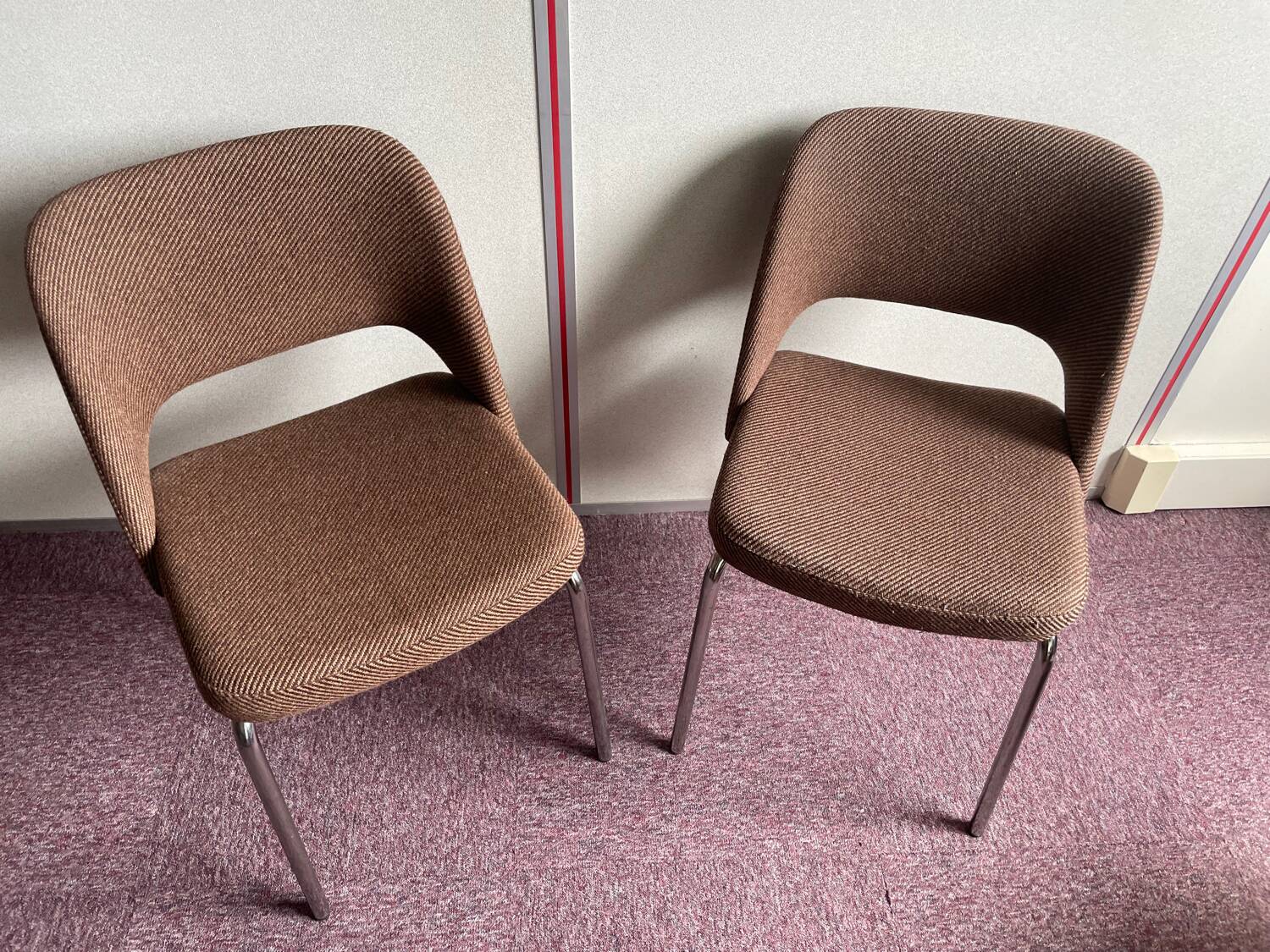 Set of 6 barrel chairs