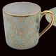 Set of 6 multicoloured moka cups in Limoges fine porcelain.