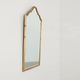 Miroir doré en arc avec sommet ogival mauresque, France, vers 1920