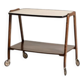 Stained Beech Serving Trolley, 1950s/60s