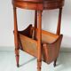 Healed Louis XVI with rattan magazine holder