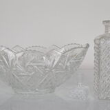 Mid-century set of bowl and carafa,1960's.