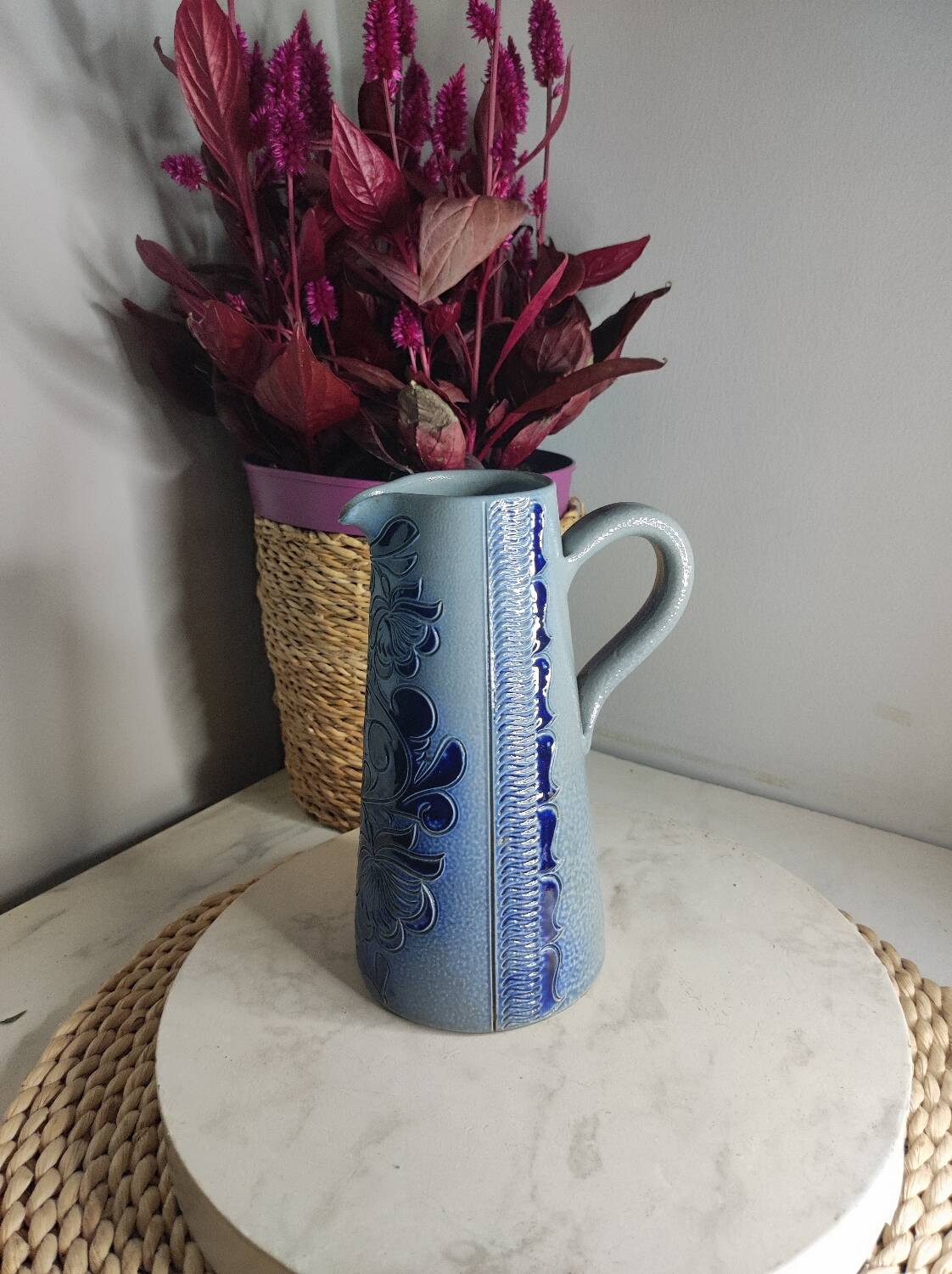 Pichet en grès au sel, années 50