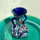 Vase millefiori verre de Murano Fratelli Toso
