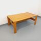Large vintage coffee table in solid pine from the 70s and 80s.