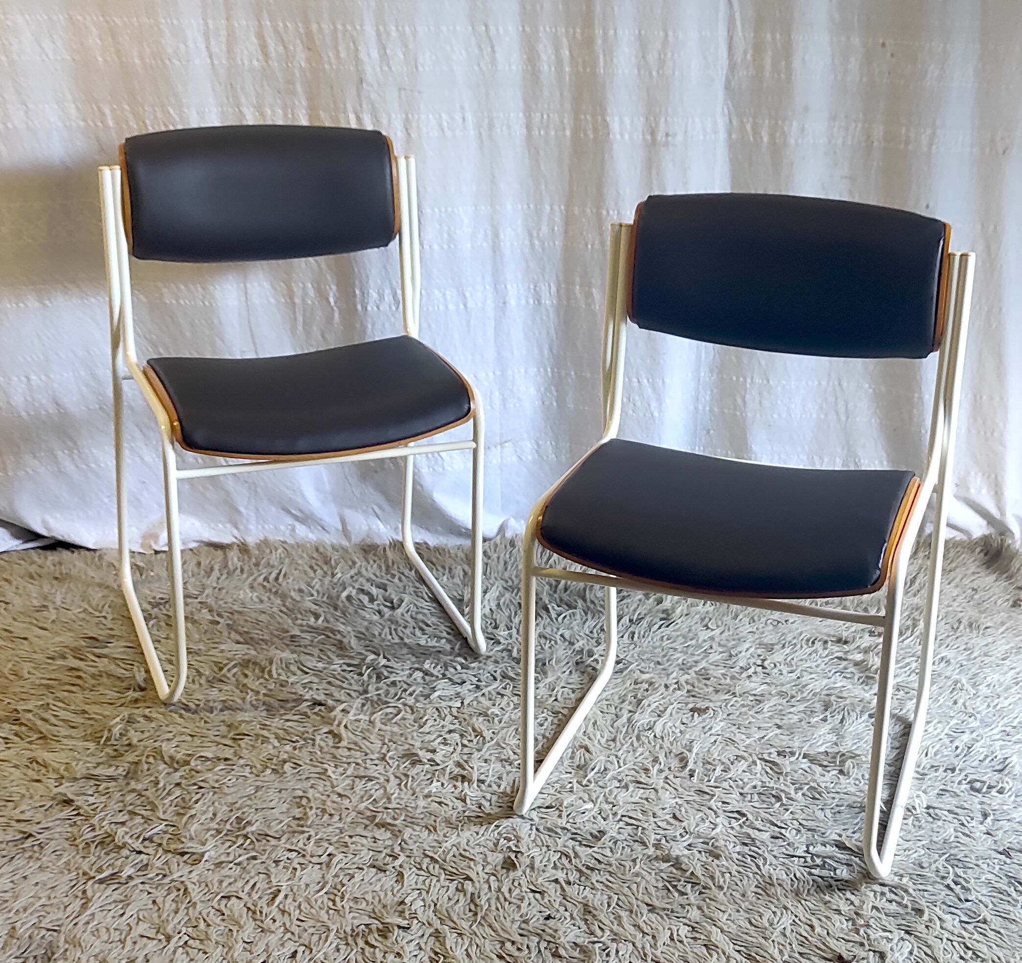 Set of 2 chairs 60s 70s
