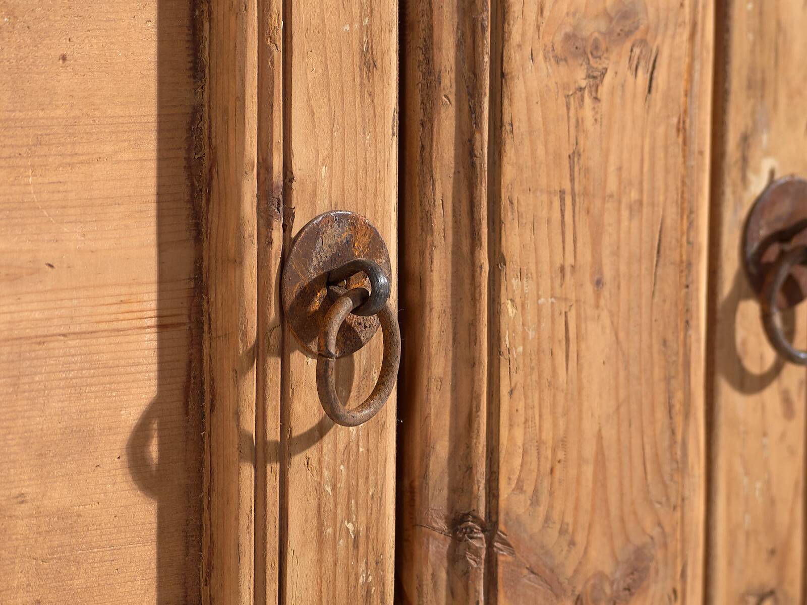 Antique Chinese three-door sideboard (circa 1900) #63