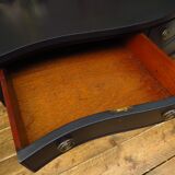 Black console hall table
