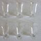 6 Daum Kim model wine glasses, mid-20th century