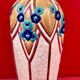 Vase Longwy Art déco décor géométrique