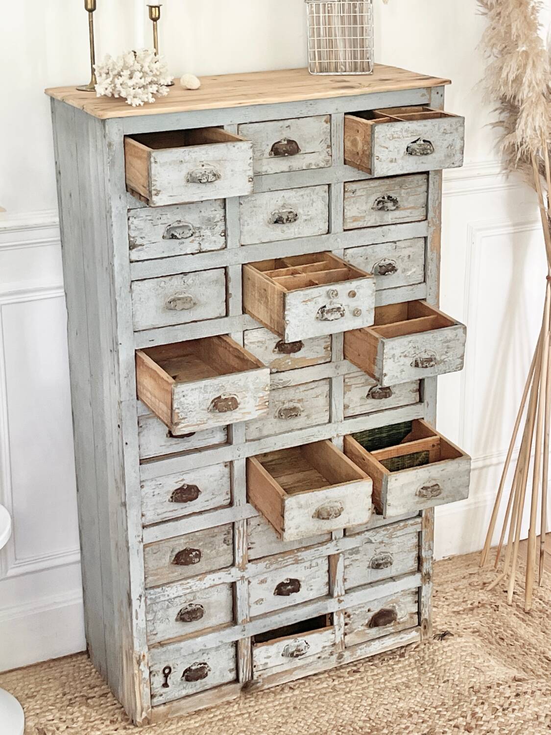 Meuble de métier fin 19eme