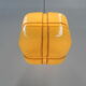 Art Deco hanging lamp with square glass shade