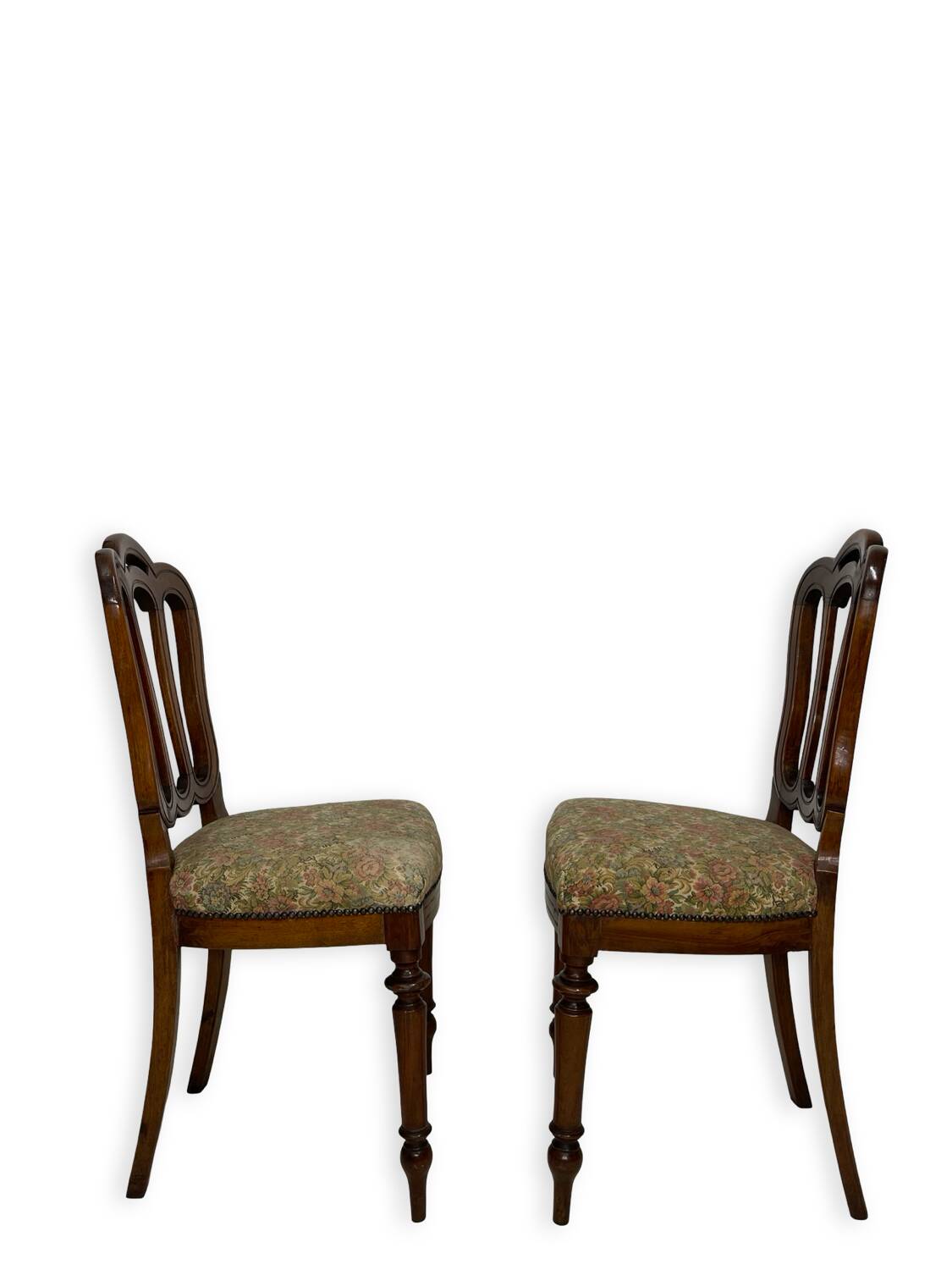 Ensemble de quatre chaises de style Umbertine