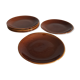 6 assiettes plates faïence