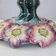 Art Nouveau ceramic vase with column, Italy early 20th century