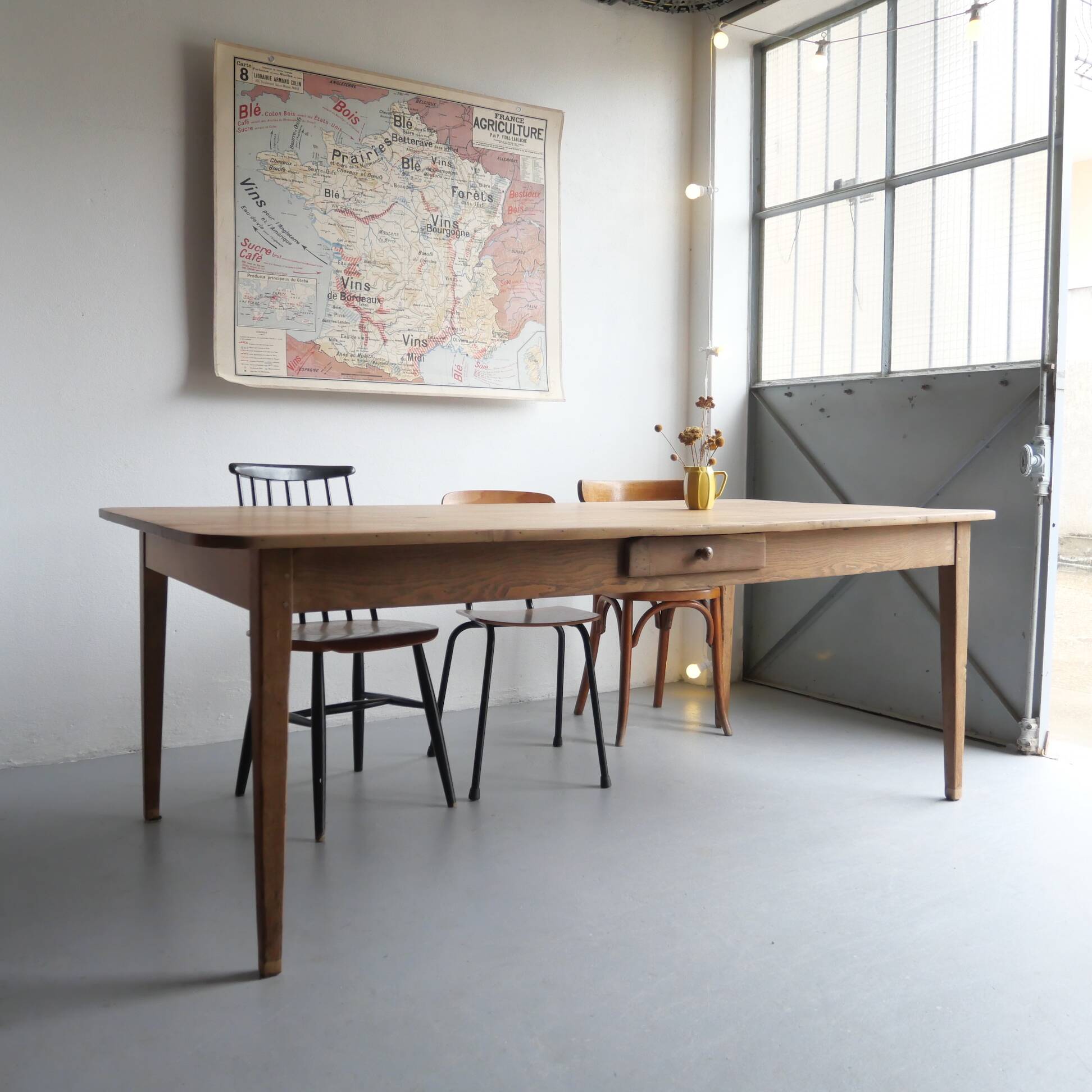 Renovated farmhouse table