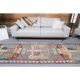 Vintage Turkish Oushak Handmade Wool Cotton Pink Runner Rug 97x323