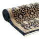 Symmetrical black Persian rug SINA - Wool