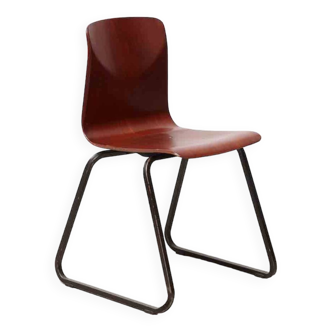 Vintage Galvanitas S23 mahogany and brown chair