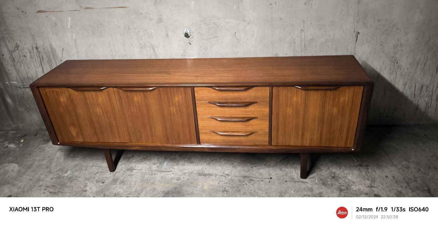 Vintage Scandinavian teak sideboard 1960