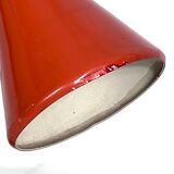 Stilnovo Milano, salmon orange table lamp from the 60s, signed