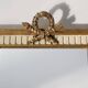 French gild and creme framed Louis Philippe style mirror