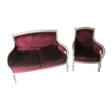 Sofa and armchair