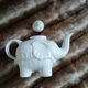 Elephant porcelain teapot