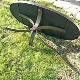 Table basse vintage Jean Jaffeux