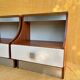Duo tables de chevet éclairants space age 1970