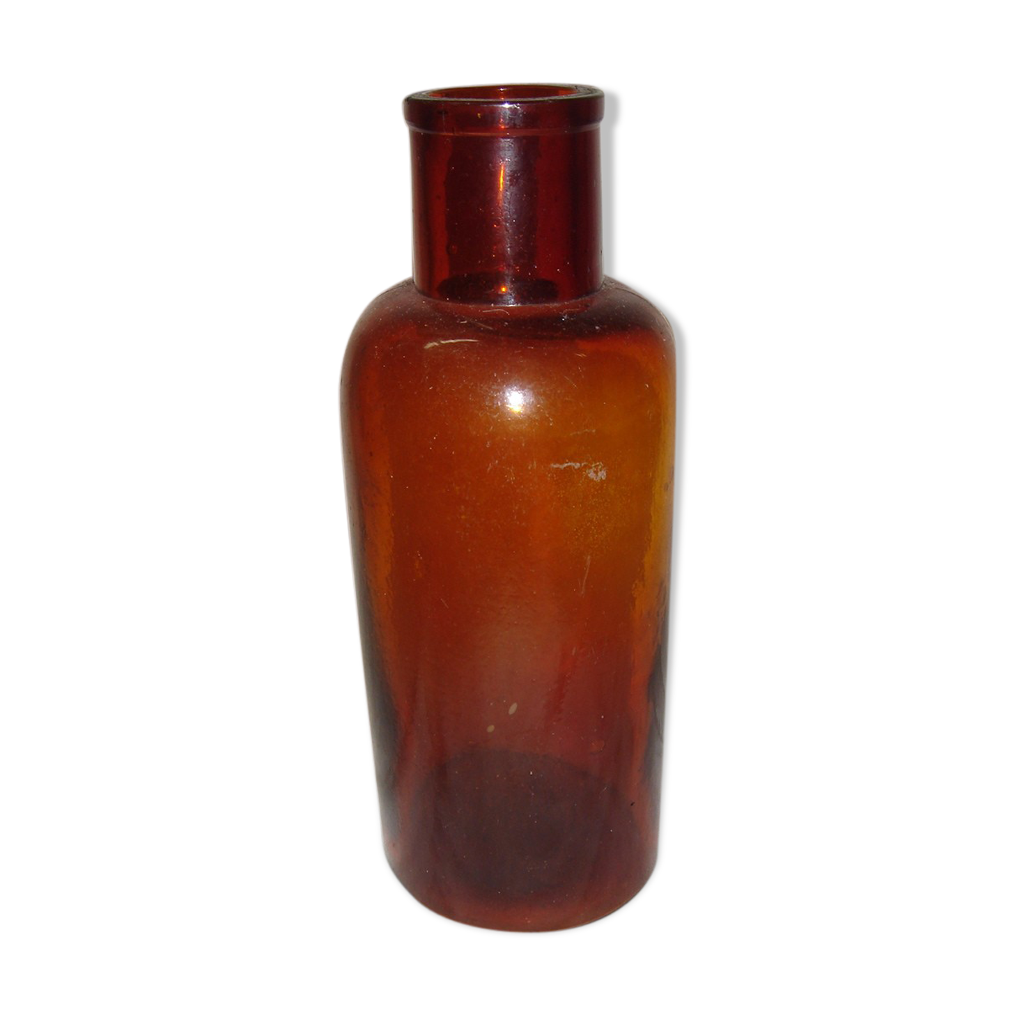 Former pharmacy early 20th amber glass bottle