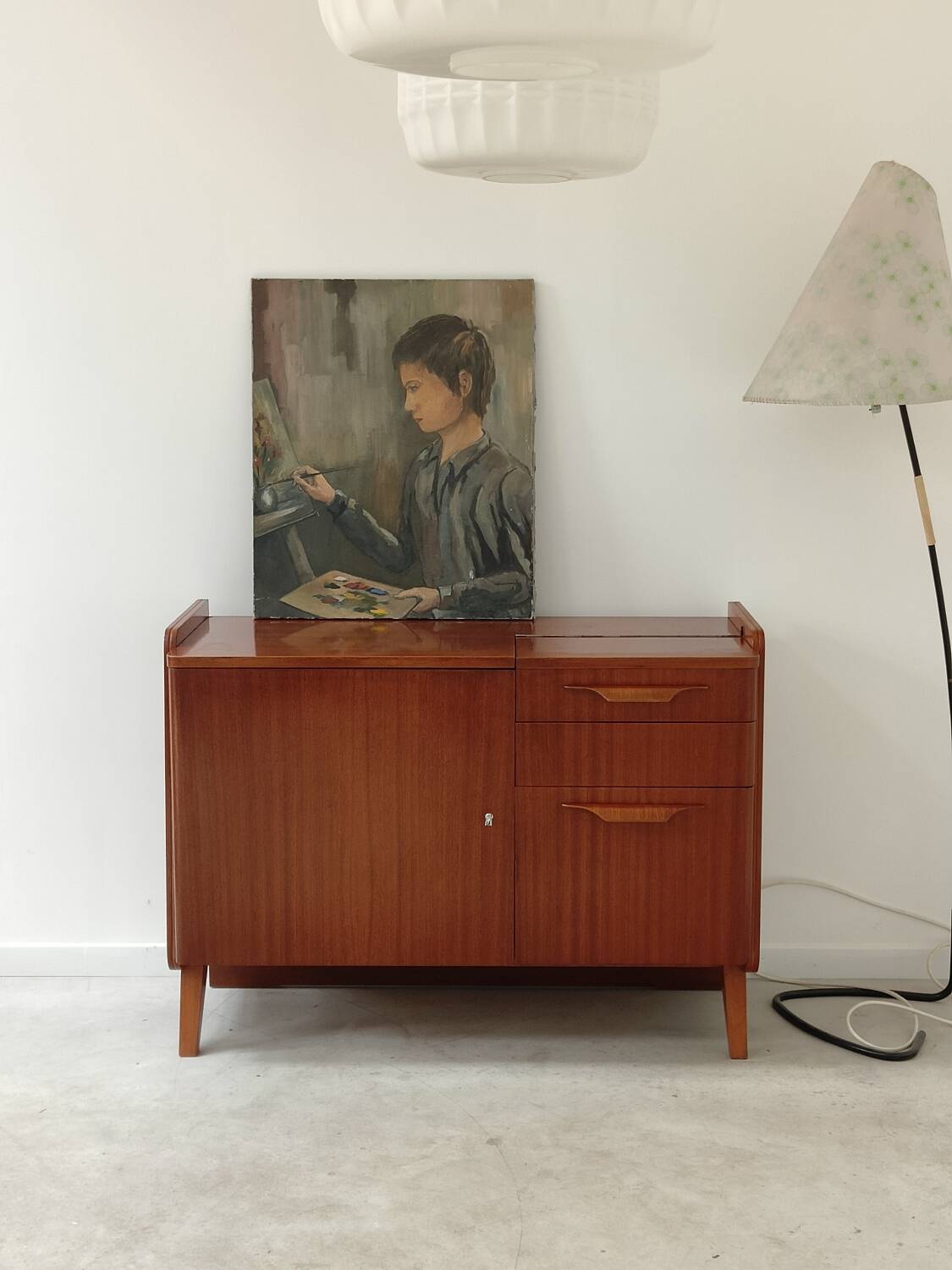 Low sideboard by Frantisek Jirak for Tatra Nabytok 1959