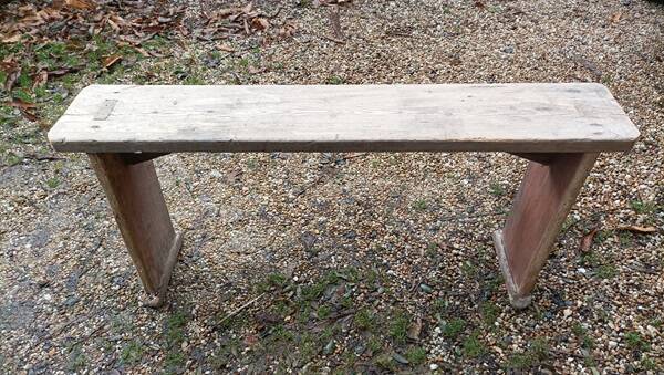 Solid wood farm bench dpm 1123783