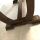 Oak table with extensions for art deco style dining room
