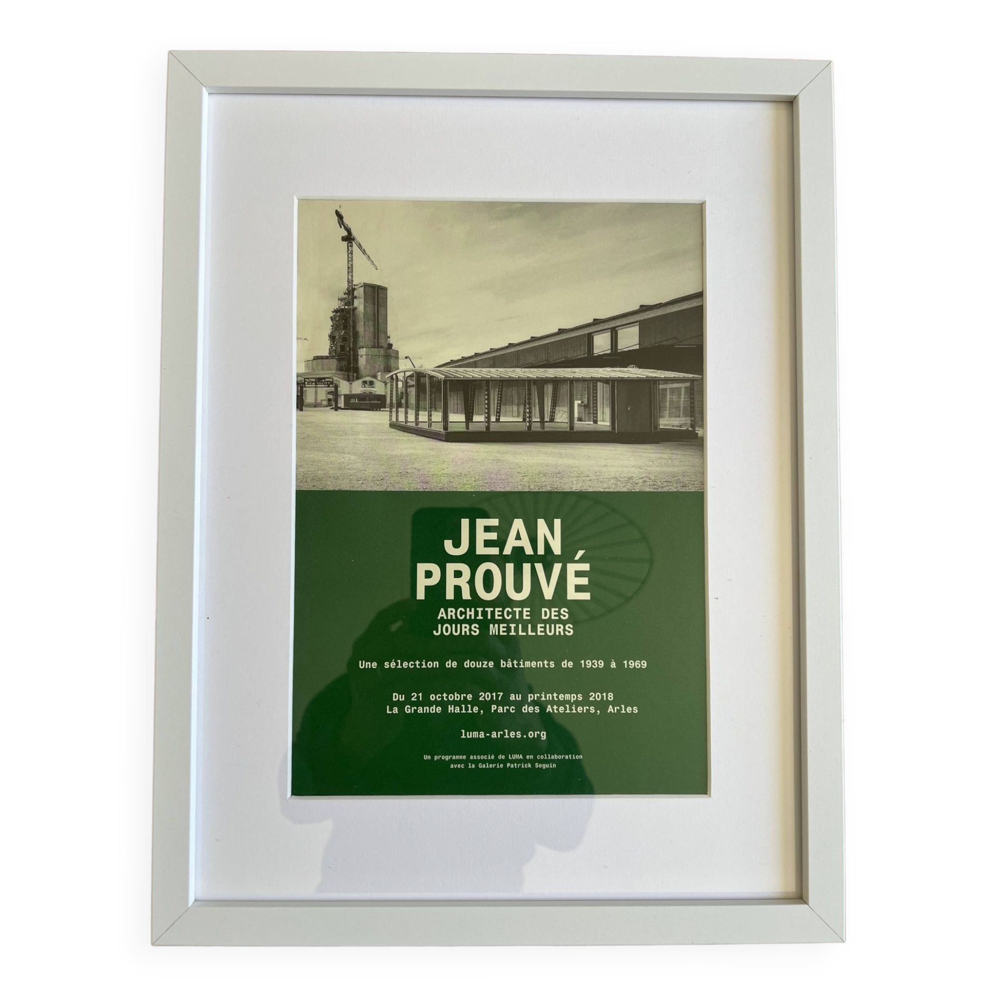 ARLES LUMA JEAN PROUVÉ EXHIBITION POSTER