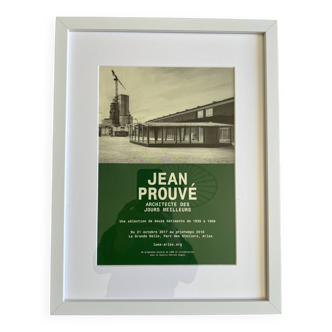 AFFICHE EXPO JEAN PROUVÉ ARLES LUMA