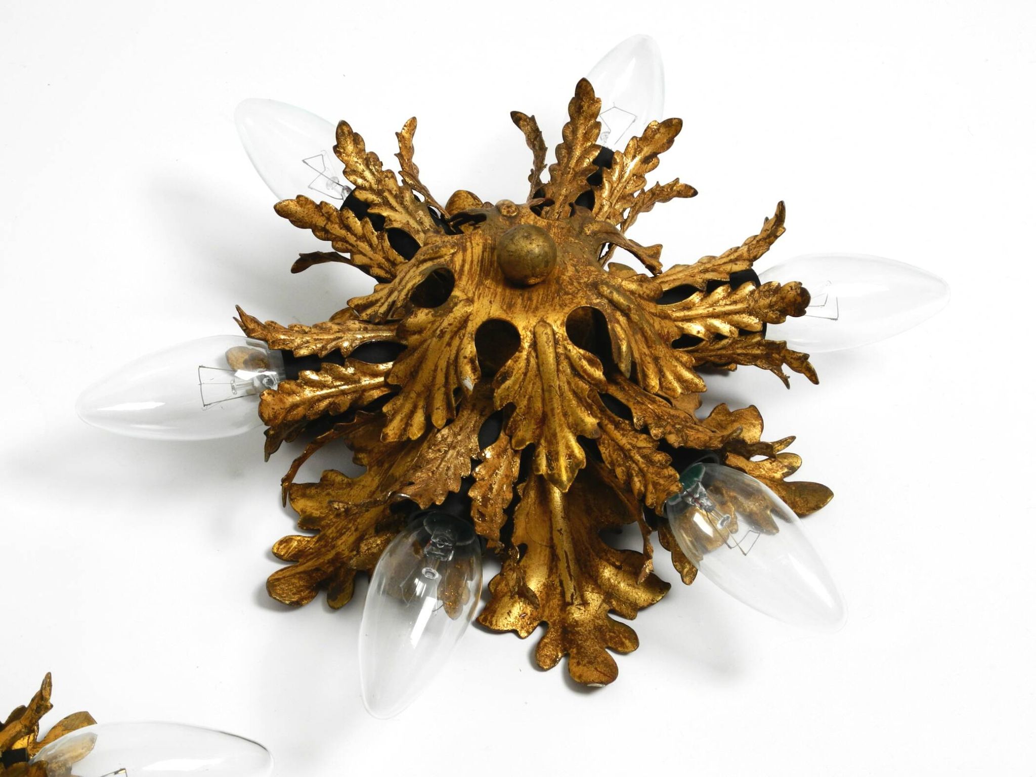 Set of three beautiful 1960s Italian ceiling or wall lamps by Banci Firenze