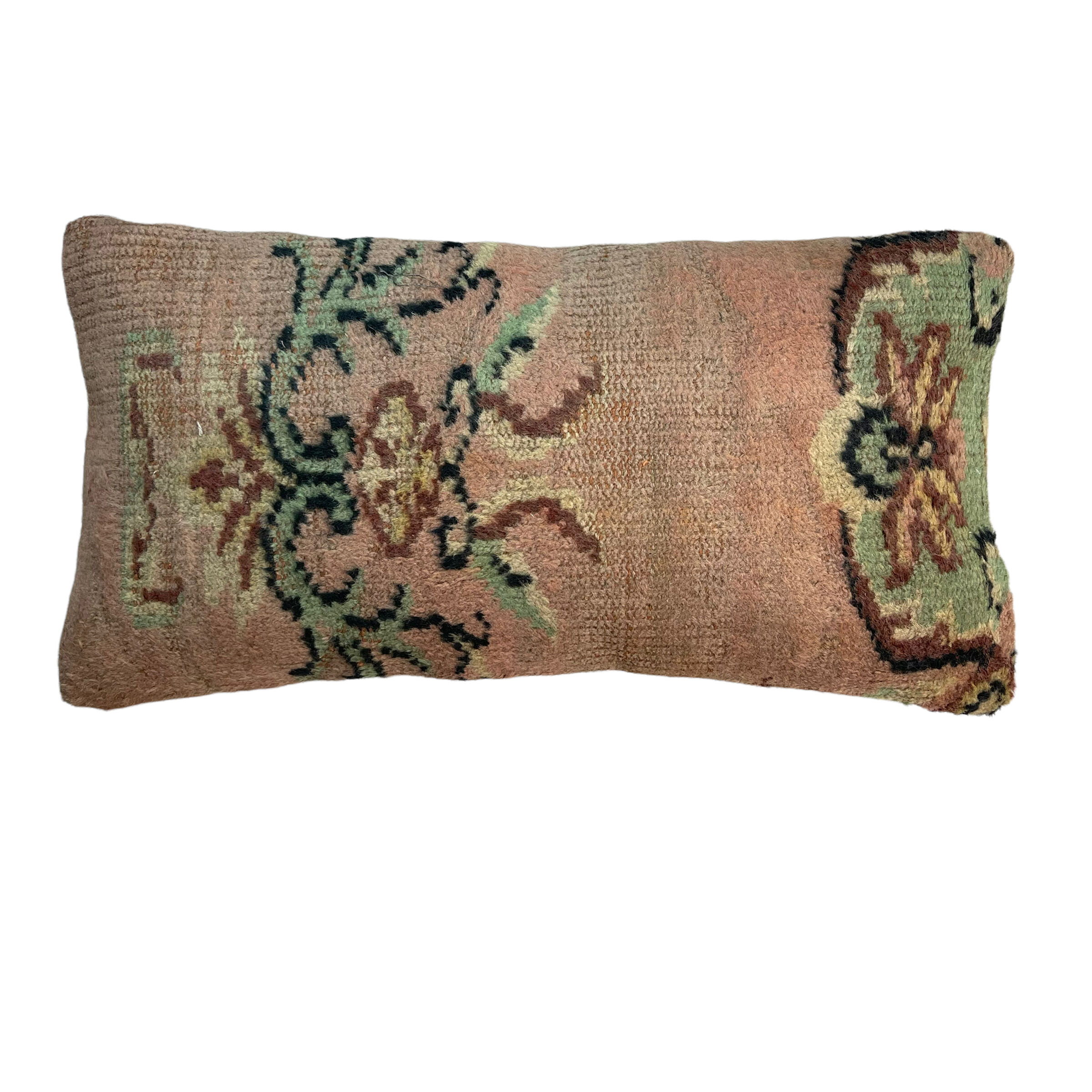 Vintage turkish handmade cushion cover, 30 x 60 cm