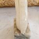 Horse head bookend in onyx and marble