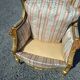 Louis XVI style wingback Bergère armchair