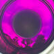 Round vase glassware Fains hyalite Art Deco