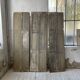 Trio of shutters louvers patina blue gray
