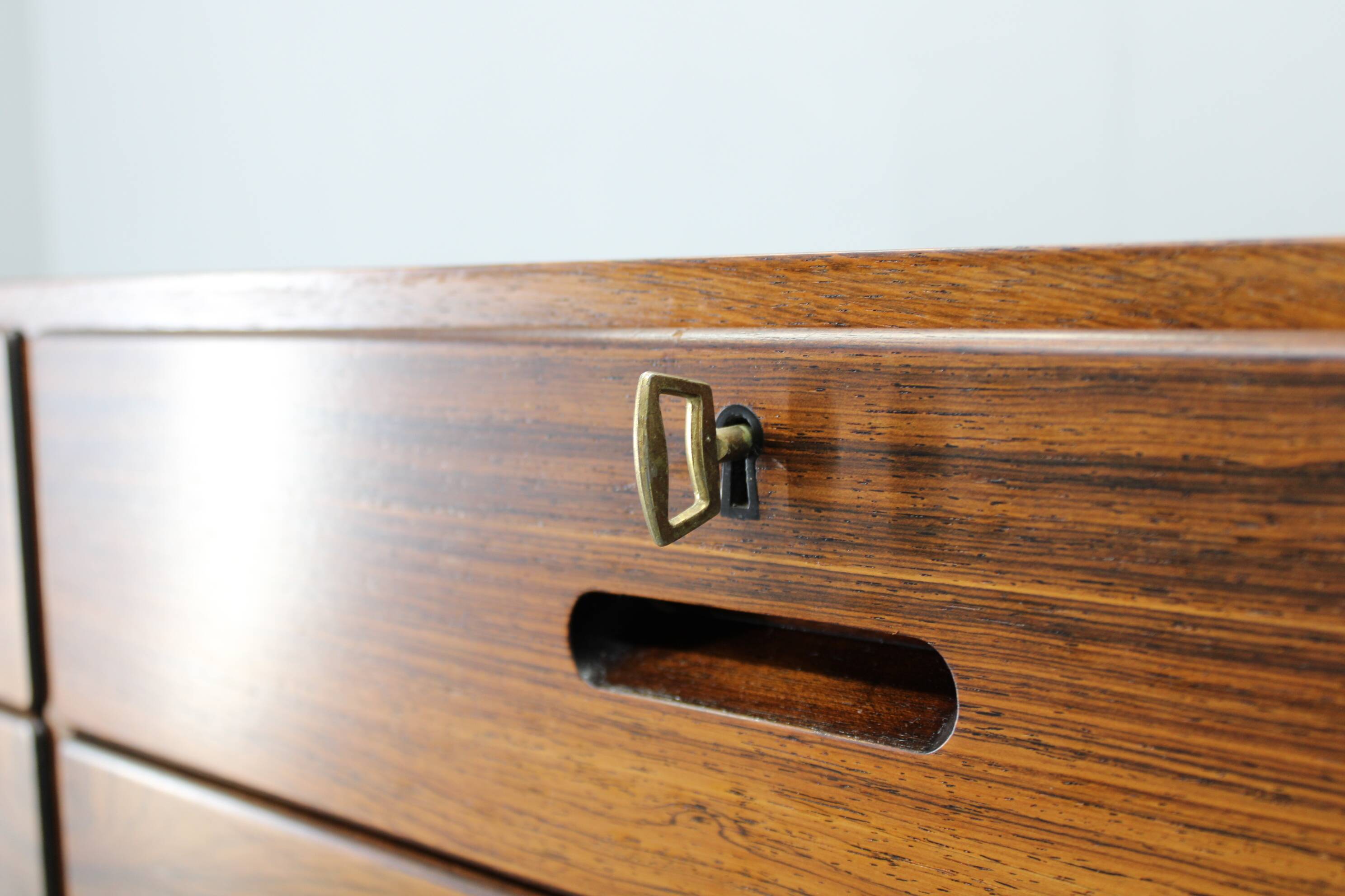 1960s Rare Kai Winding Chest of Drawers or Sideboard, Restored