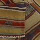 Red & Cream Striped Kilim Rug, 150x260Cm