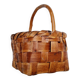 Panier ancien bois et fibres naturelles
